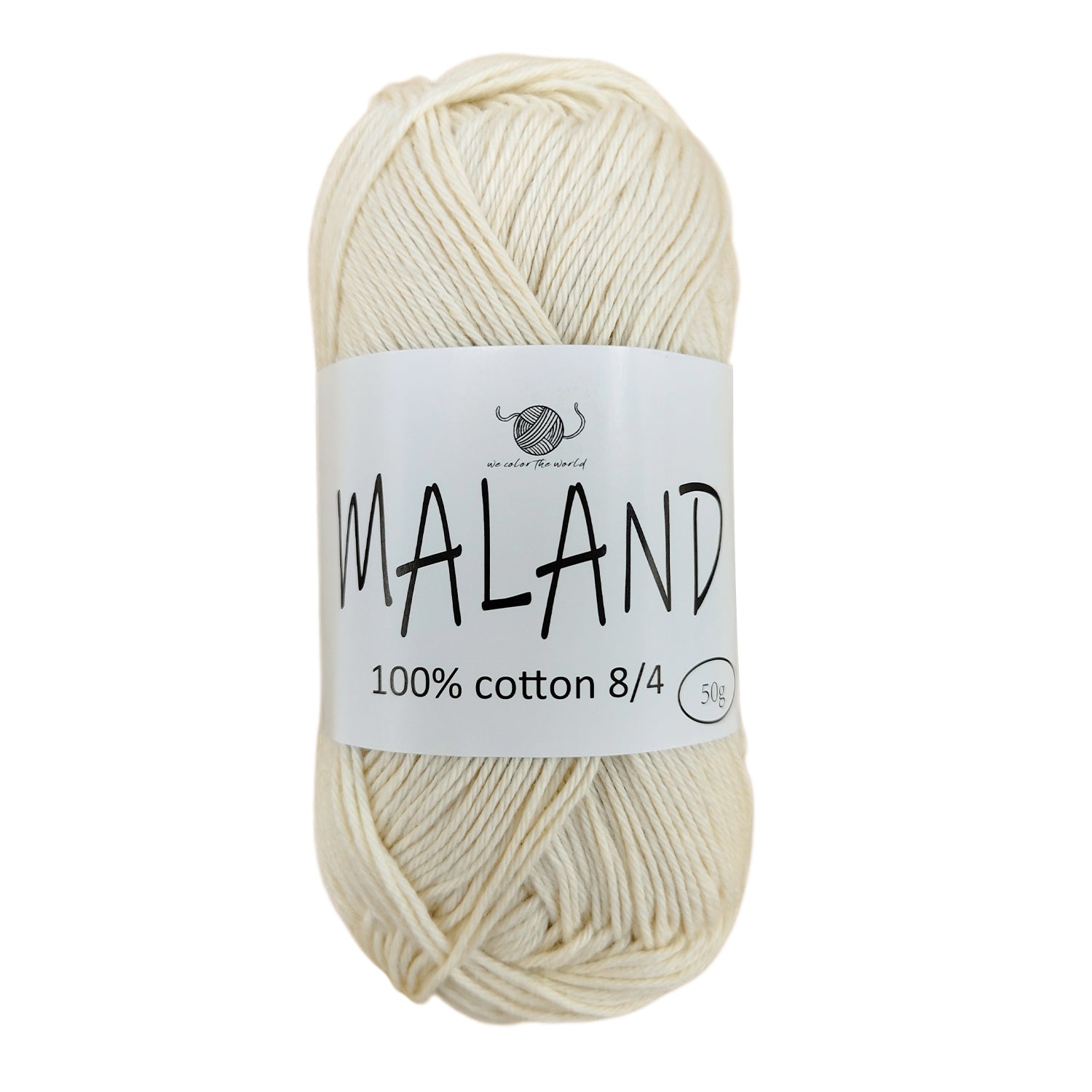 MALAND Bomuldsgarn 8/4 - Creme
