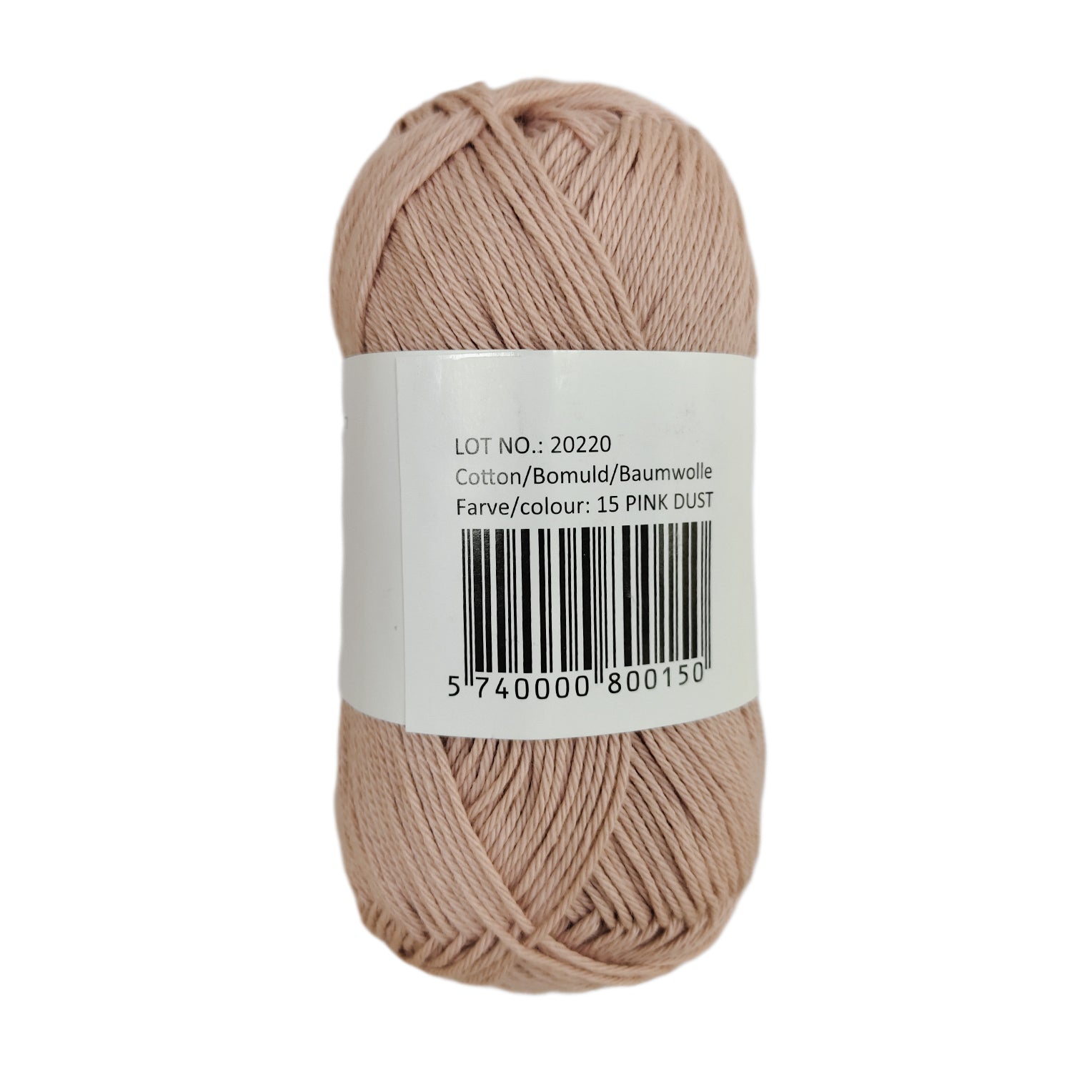 MALAND Bomuldsgarn 8/4 - Støvet pink