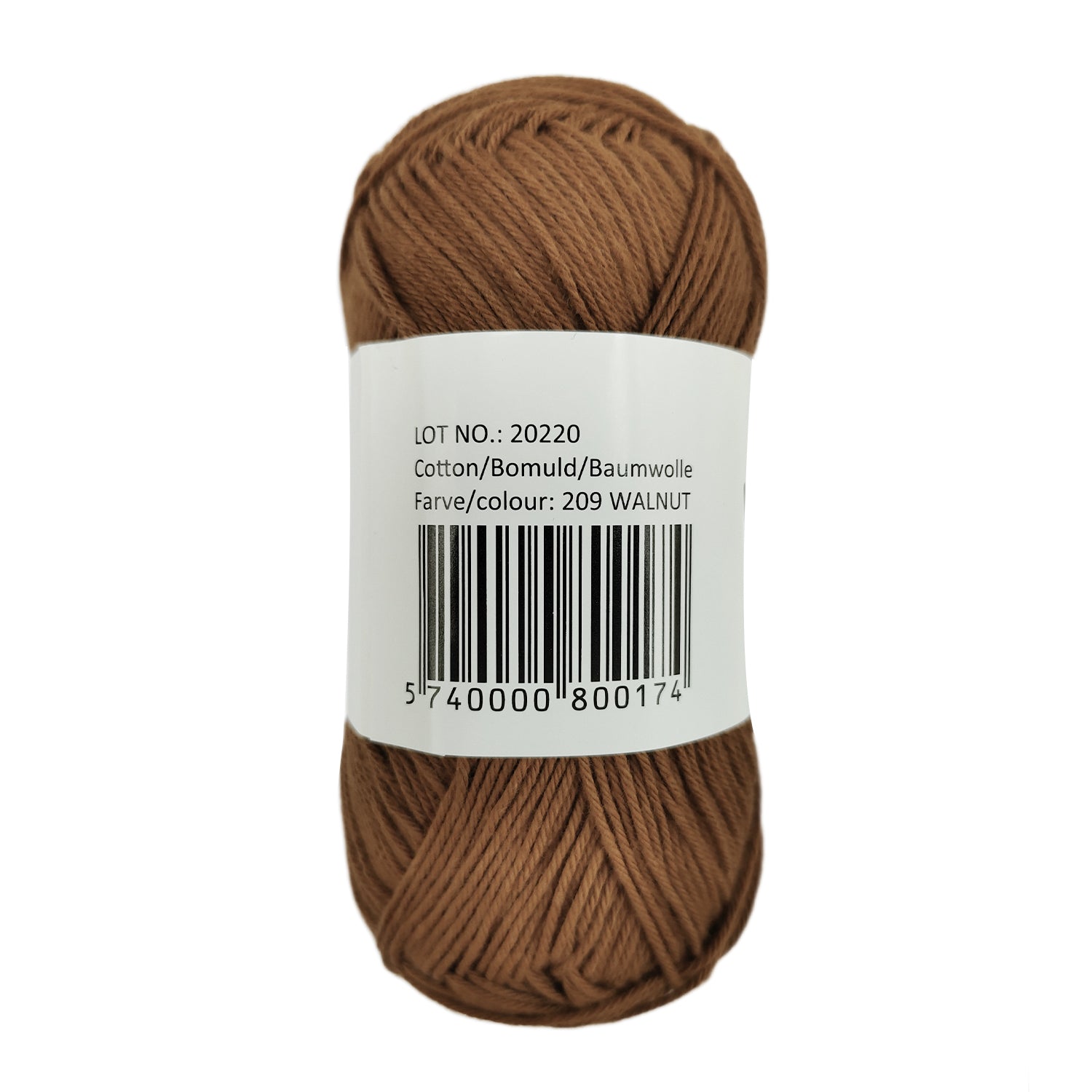 MALAND Bomuldsgarn 8/4 - Walnut
