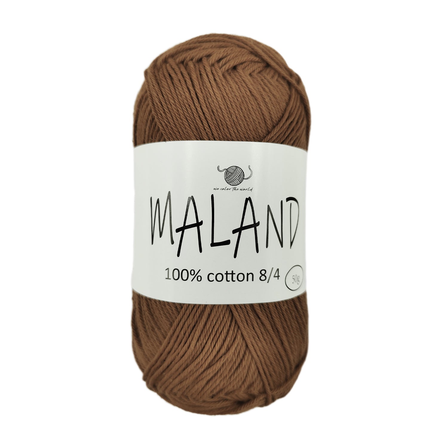 MALAND Bomuldsgarn 8/4 - Walnut