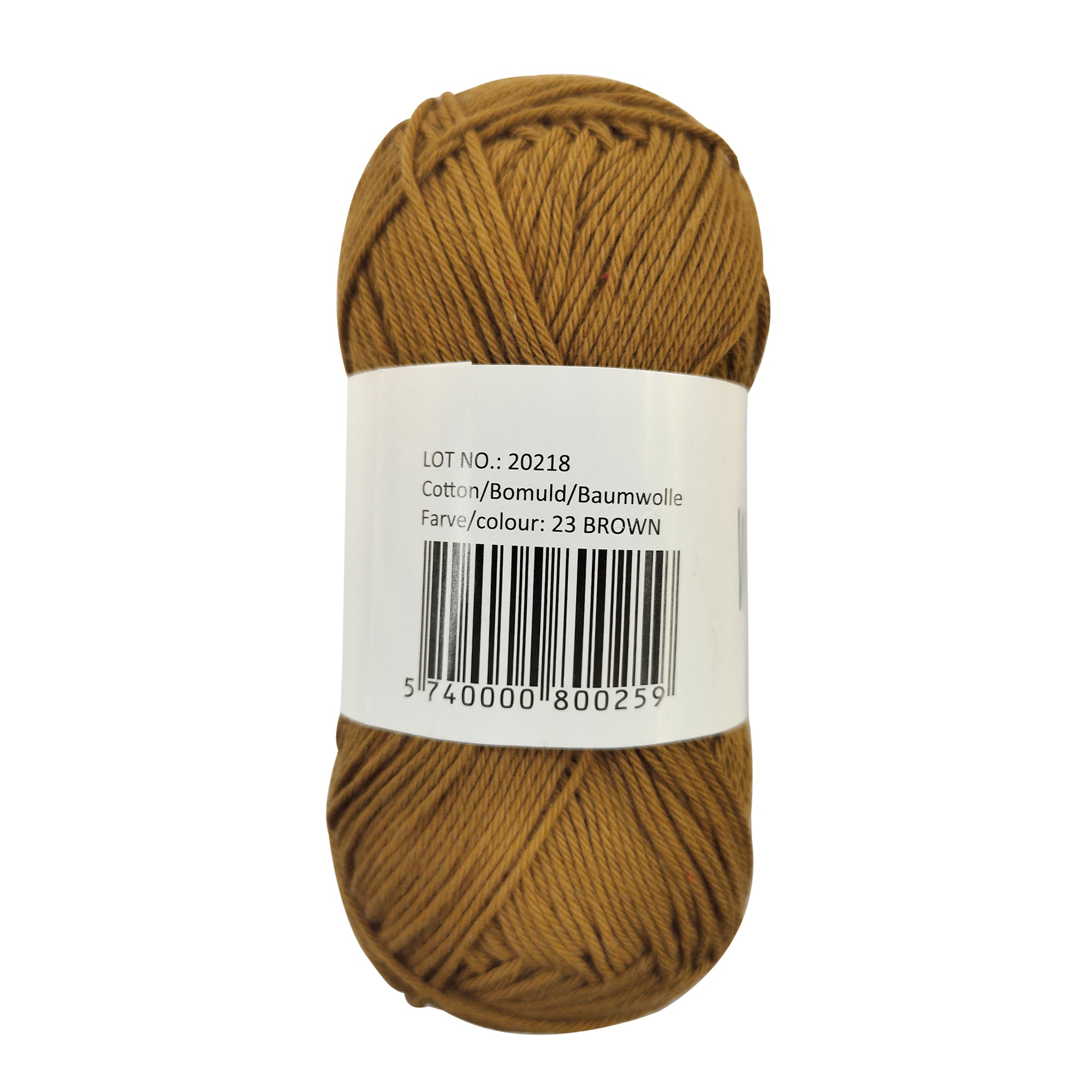 MALAND Bomuldsgarn 8/4 - Brun