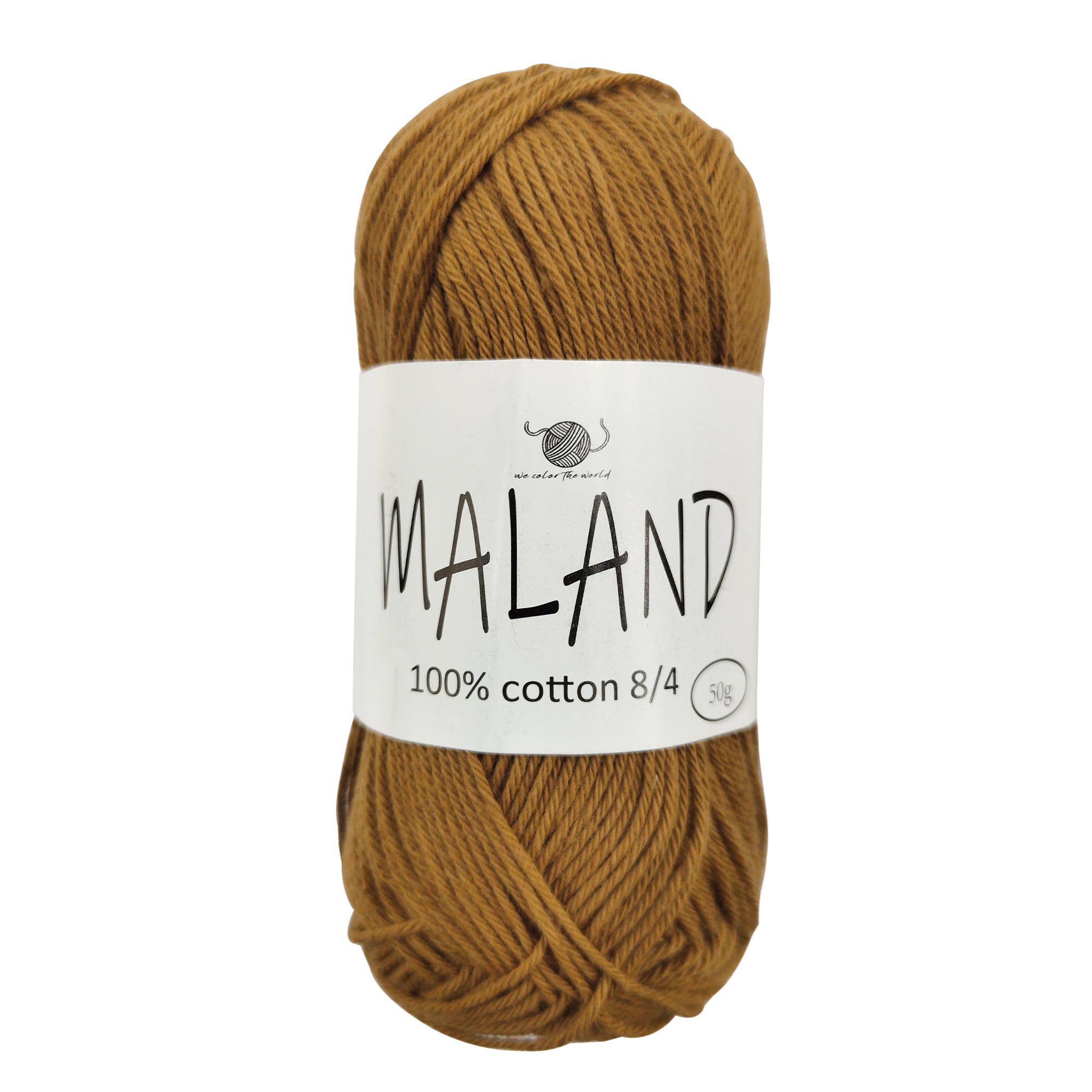 MALAND Bomuldsgarn 8/4 - Brun