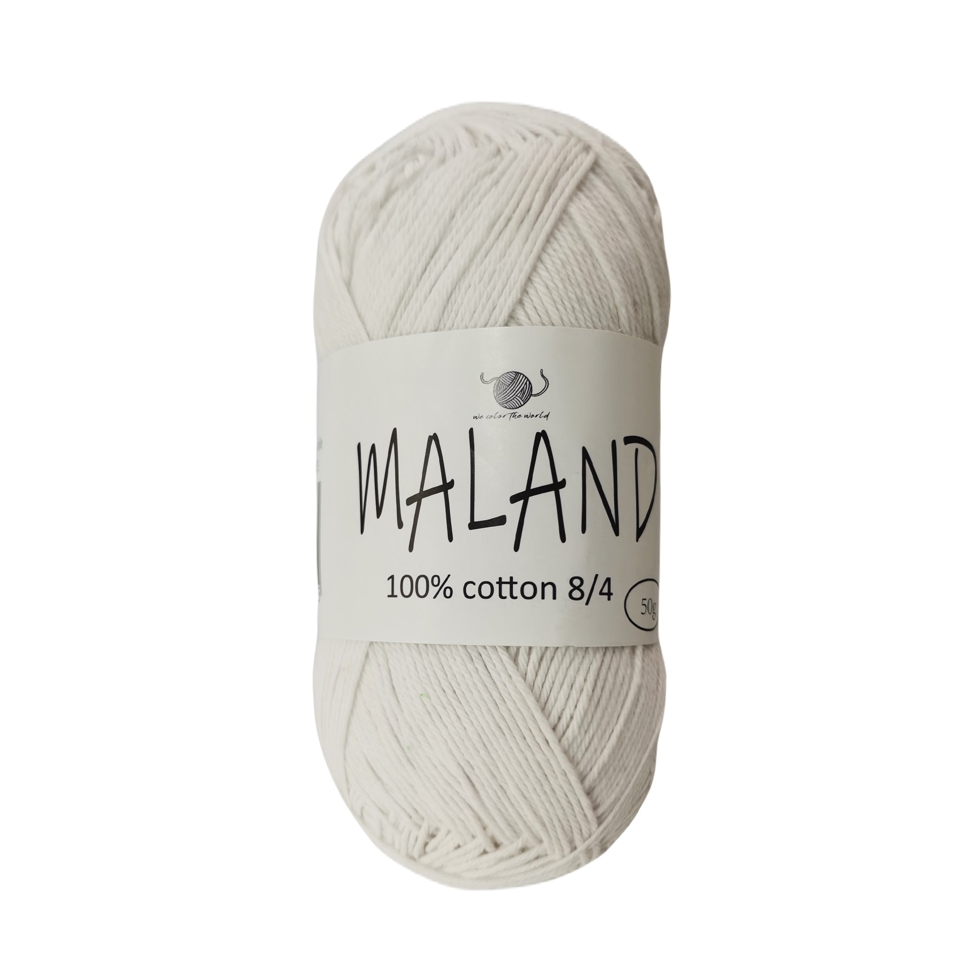 MALAND Cotton 8/4 - Hvid