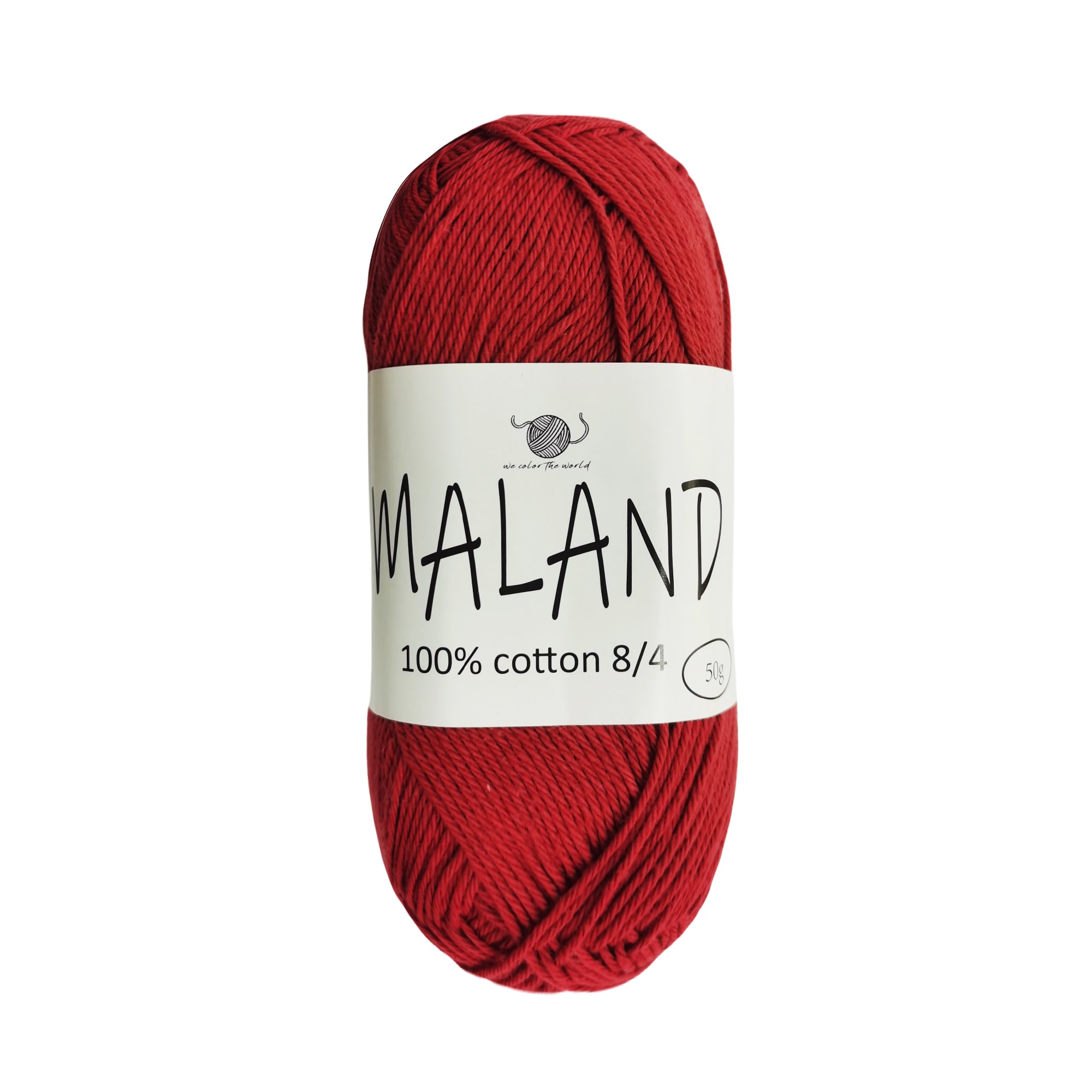 MALAND Cotton 8/4 - Xmas Rød *OBS*