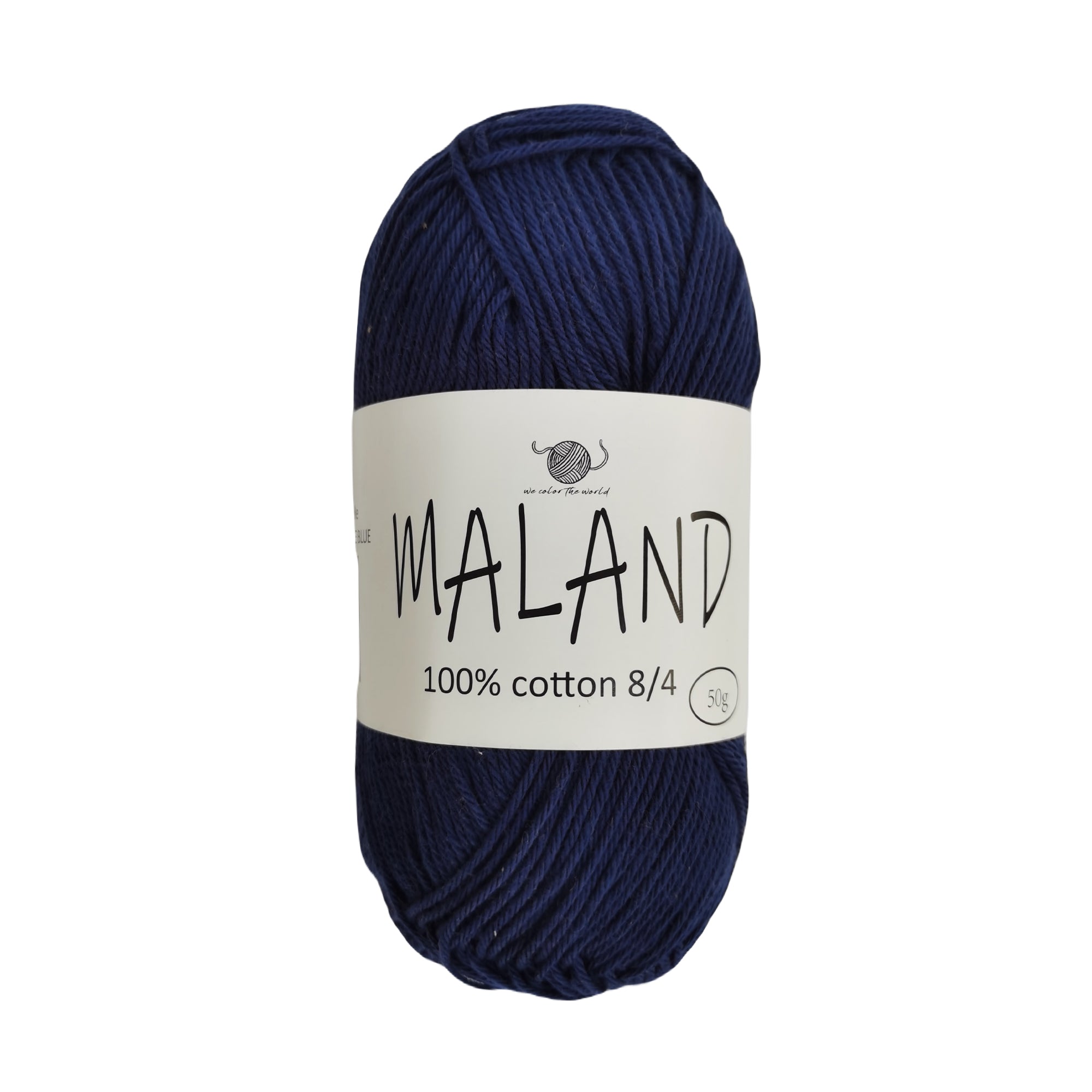 MALAND Cotton 8/4 - Marine Blå