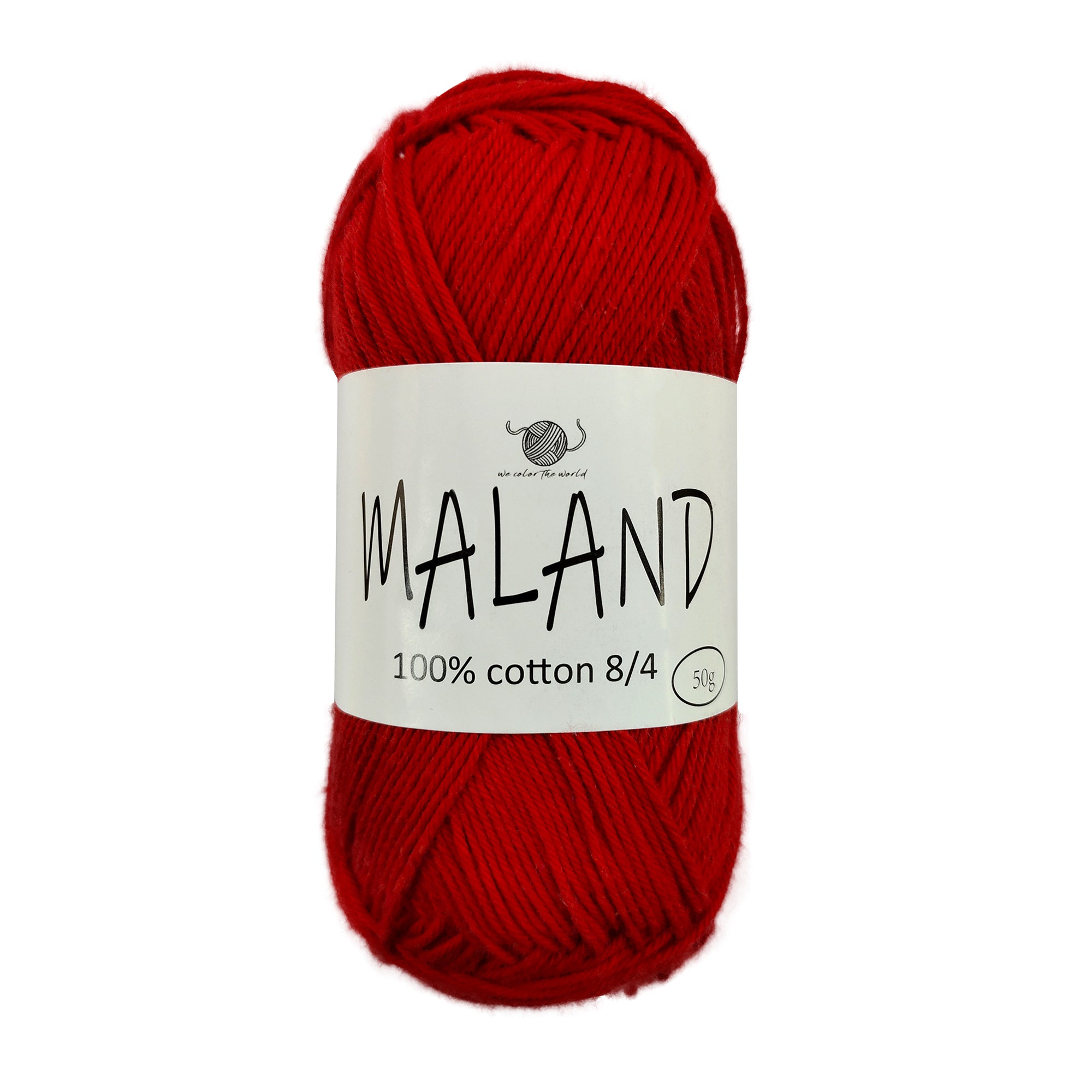 MALAND Cotton 8/4 - Rød